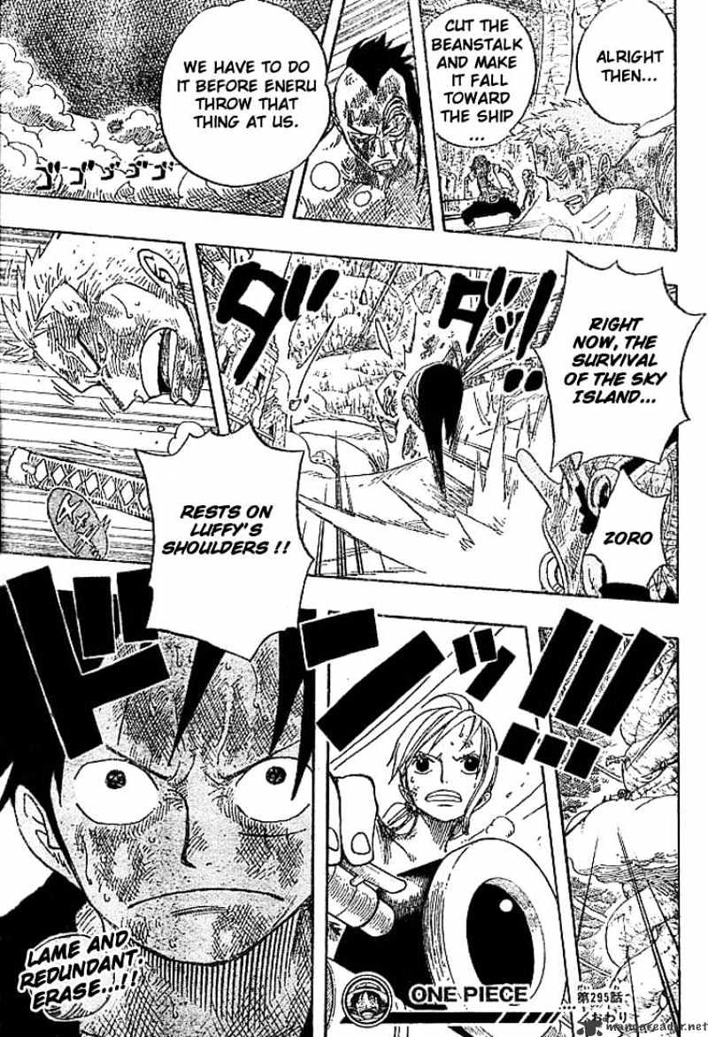 One Piece, chapter 295 image 17