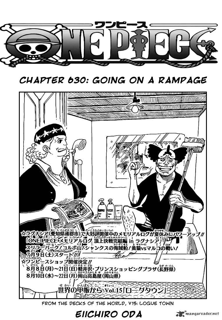 One Piece, chapter 630 image 01