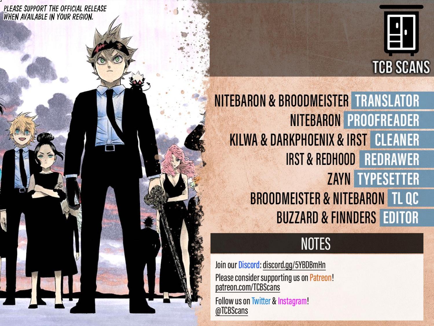 Black Clover, Chapter 307 - Fixed image 02