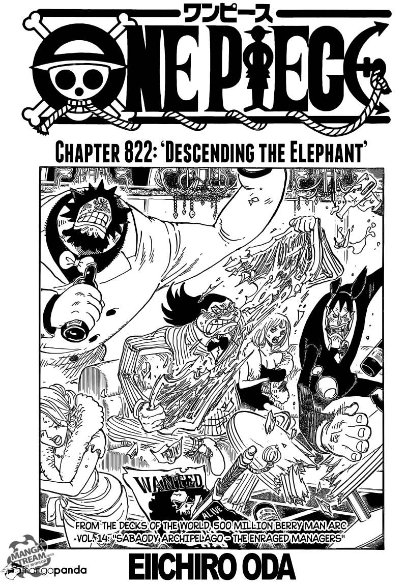 One Piece, chapter 822 image 01