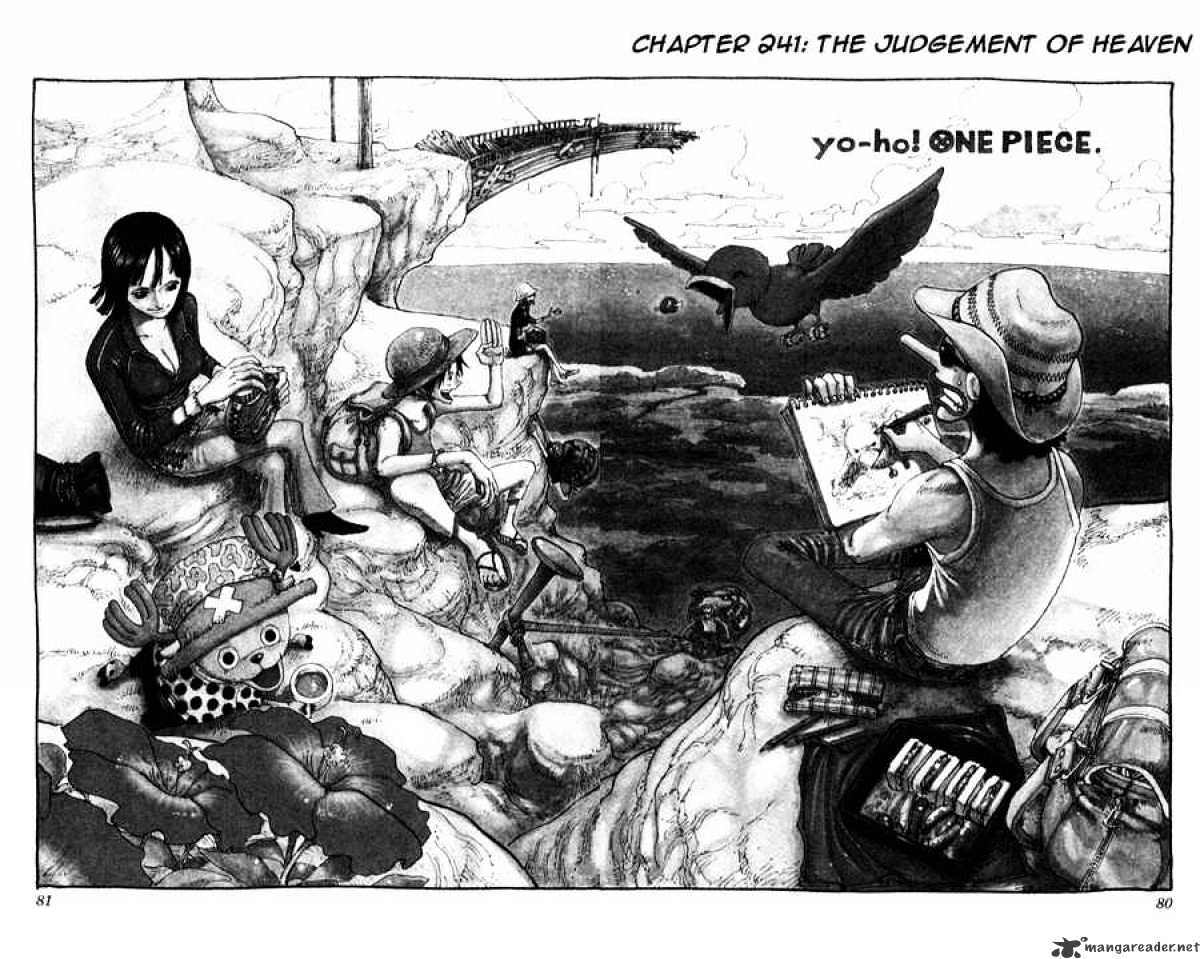 One Piece, chapter 241 image 01