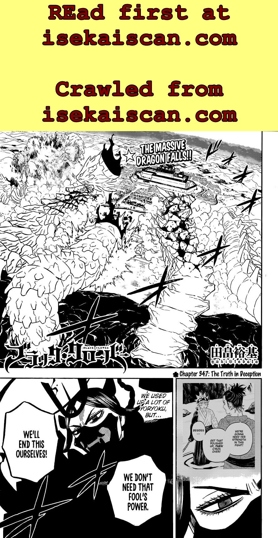 Black Clover, Chapter 347 image 02