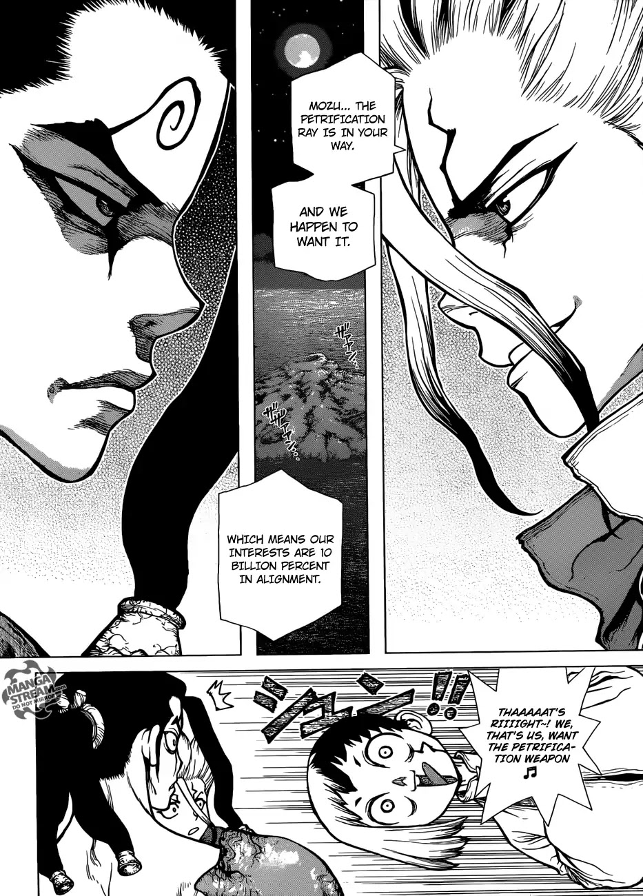 Dr.Stone, Chapter 123 The Battle of Wits