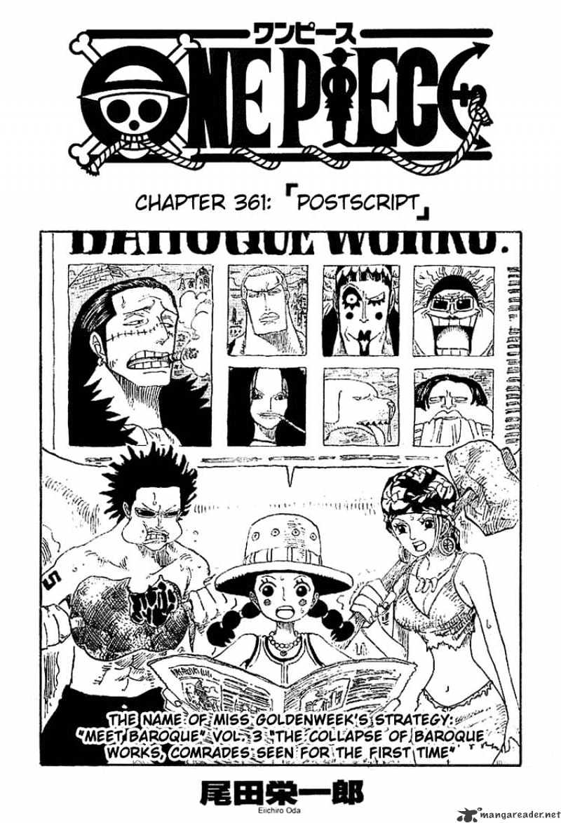 One Piece, chapter 361 image 01