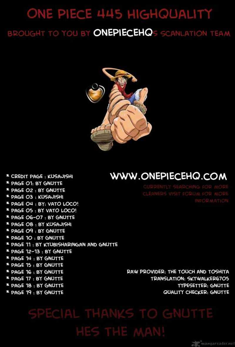 One Piece, chapter 445 image 01