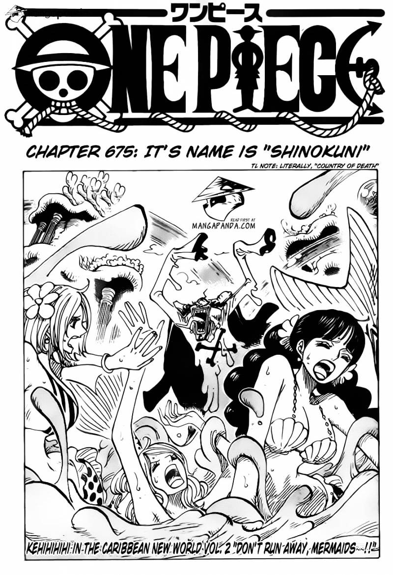 One Piece, chapter 675 image 01