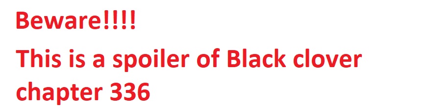 Black Clover, Chapter 336 image 01