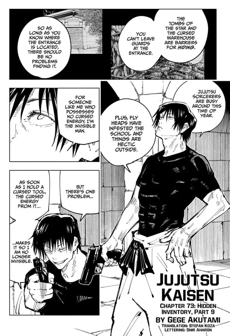 Jujutsu Kaisen, Chapter 73 Hidden Inventory, Part 9 image 01