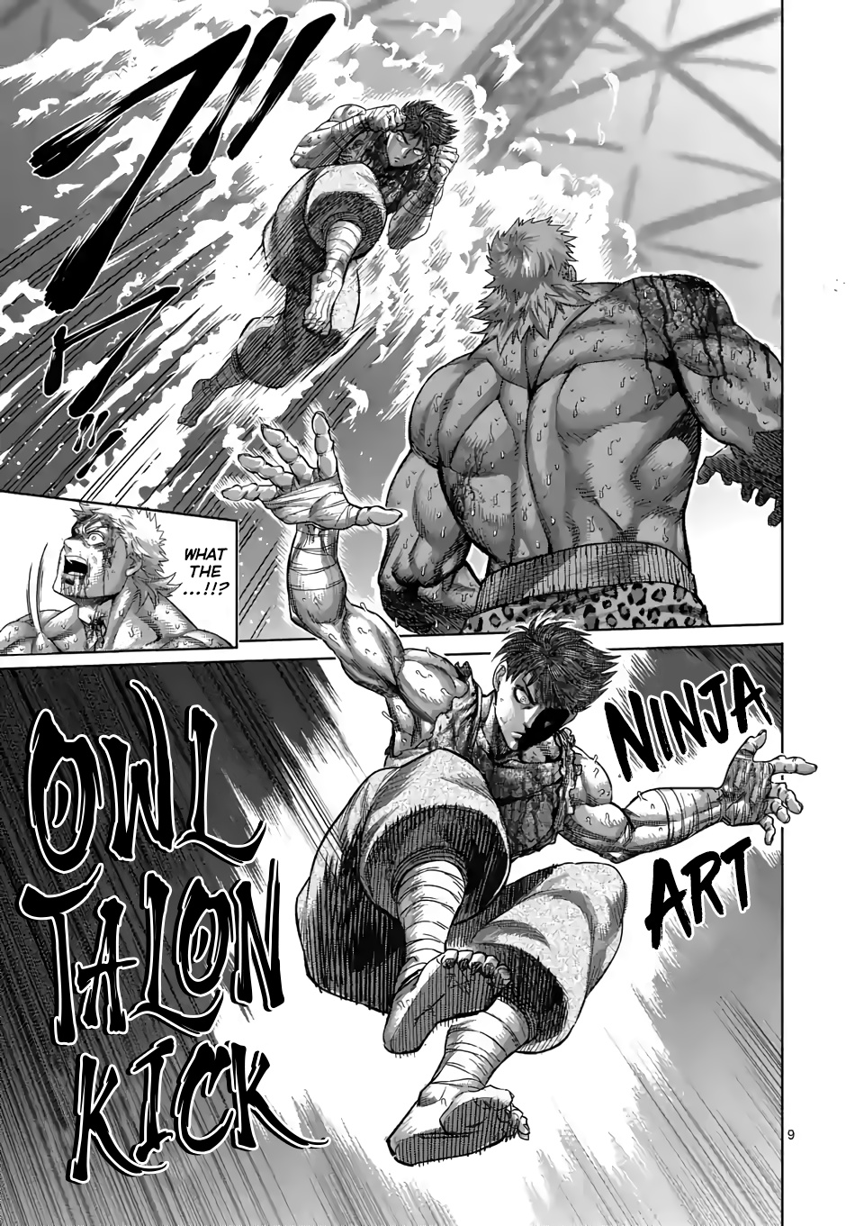 Kengan Omega, Chapter 69 Owl Talon Kick image 09