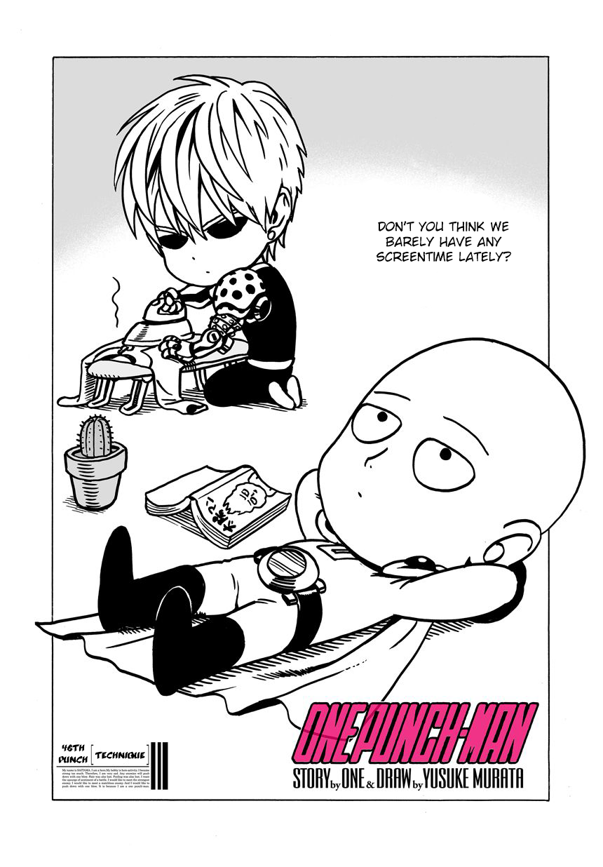 One Punch Man, Chapter 47 - Technique image 01