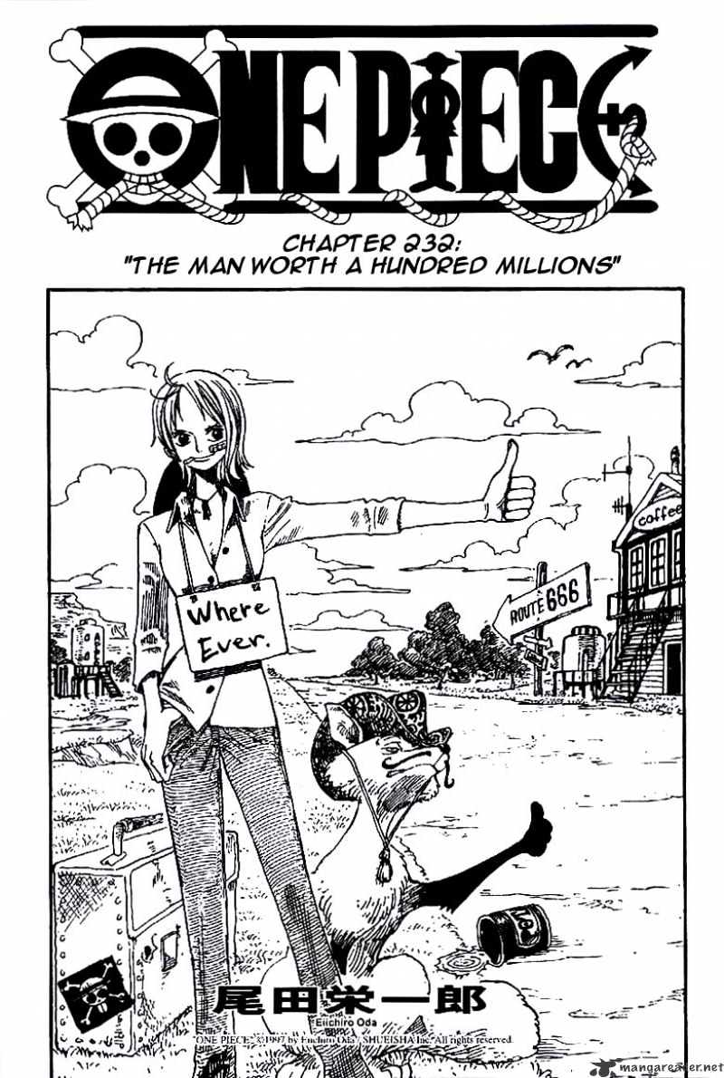 One Piece, chapter 232 image 01