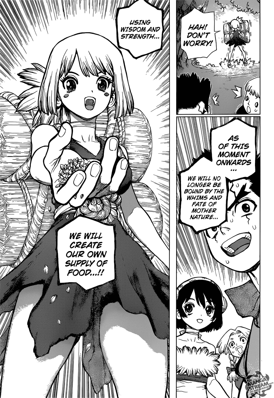 Dr.Stone, Chapter 91 Z=91 If They Have No Bread, Then Let Them Make It From Wheat!! image 06