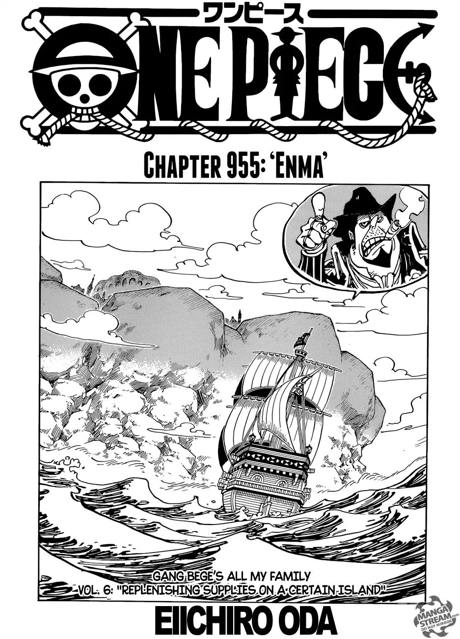 One Piece, chapter 955 image 01
