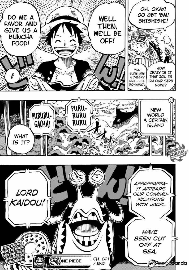 One Piece, chapter 821 image 20