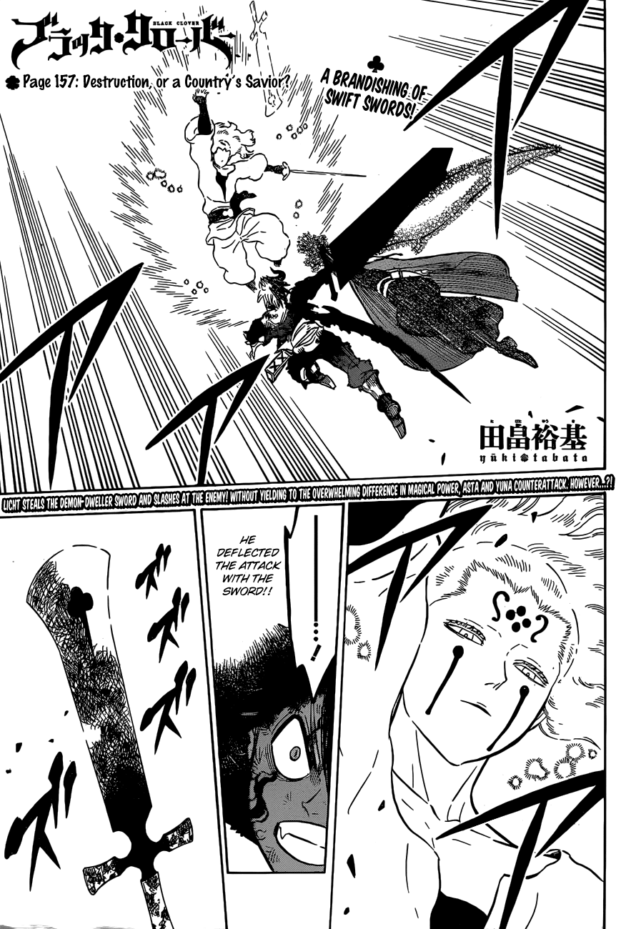 Black Clover, Chapter 157 Page 157 image 01