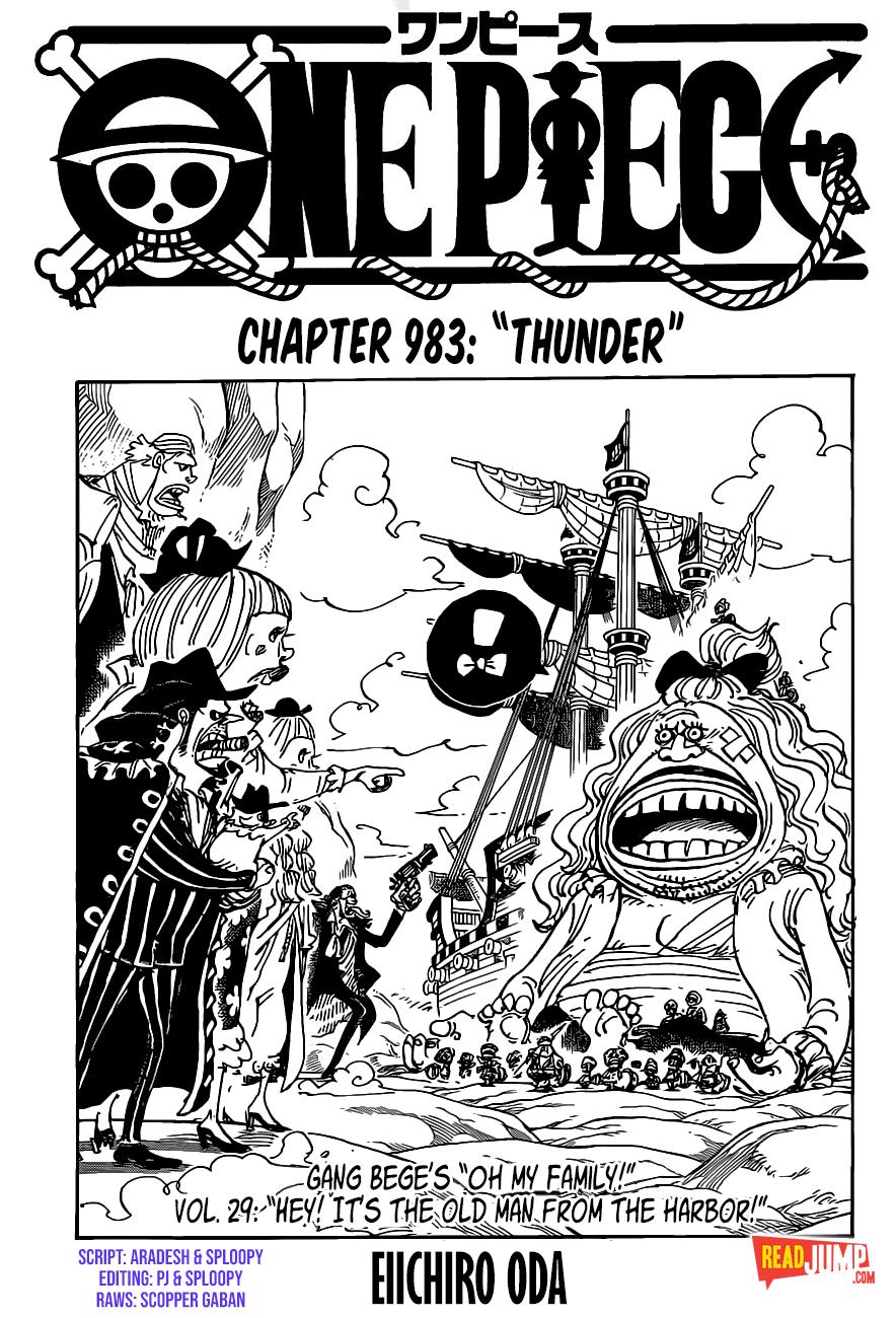 One Piece, chapter 983 image 01