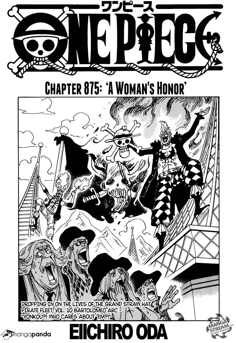One Piece, chapter 875 image 01