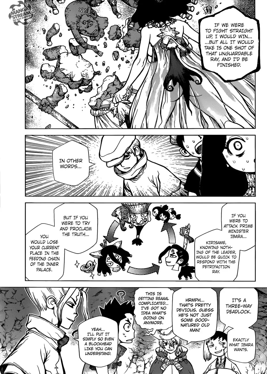 Dr.Stone, Chapter 123 The Battle of Wits