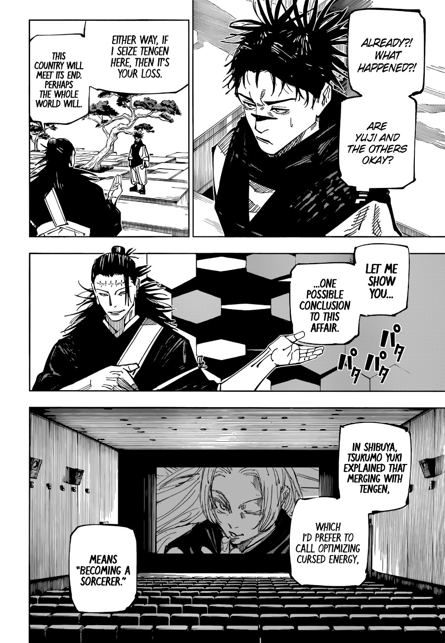 Jujutsu Kaisen, Chapter 202 Blood And Oil image 13