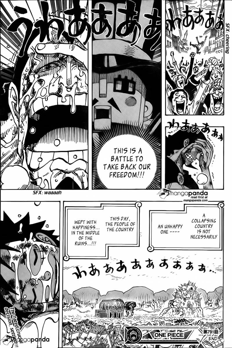 One Piece, chapter 791 image 15