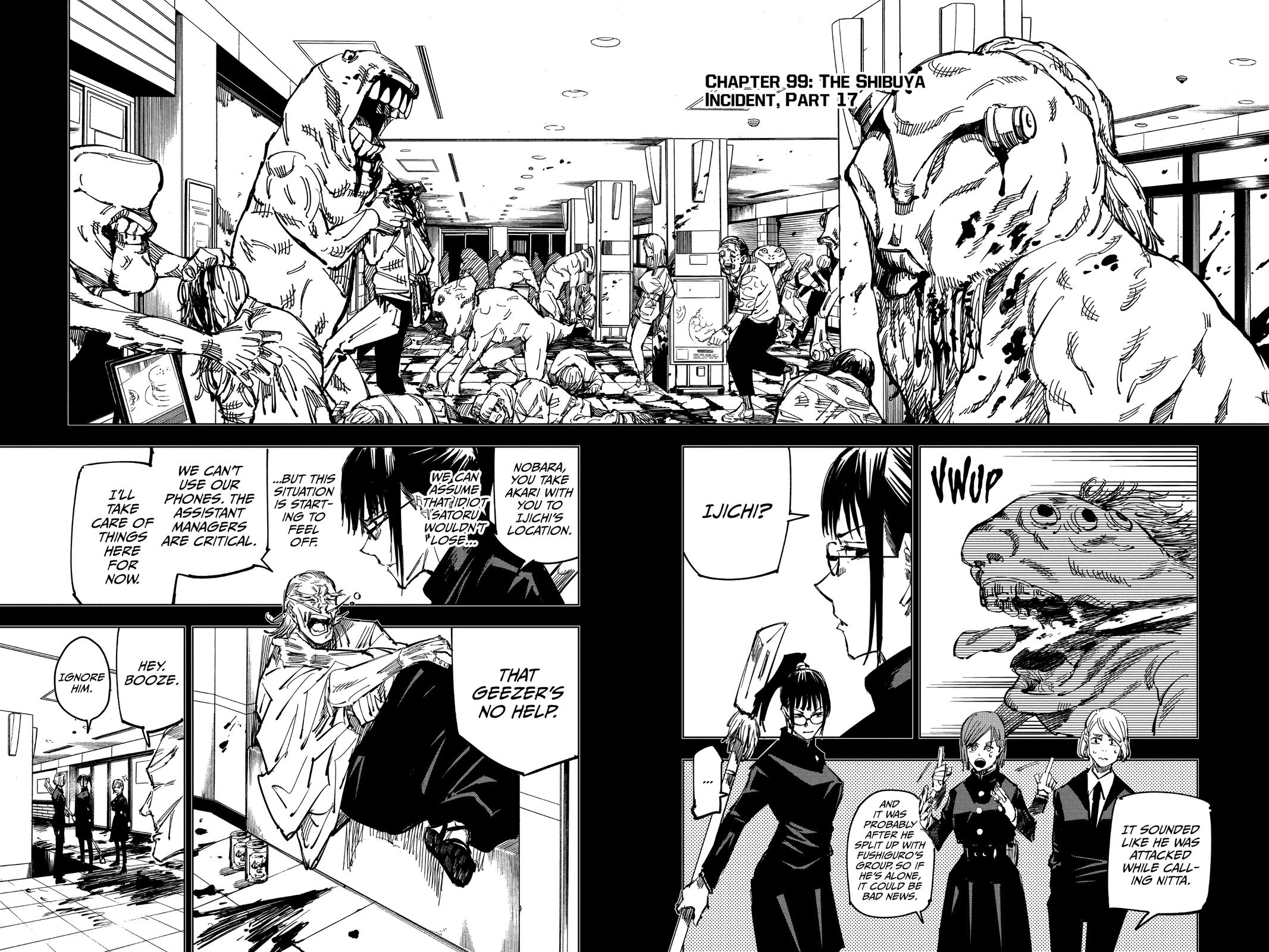 Jujutsu Kaisen, Chapter 99 image 02