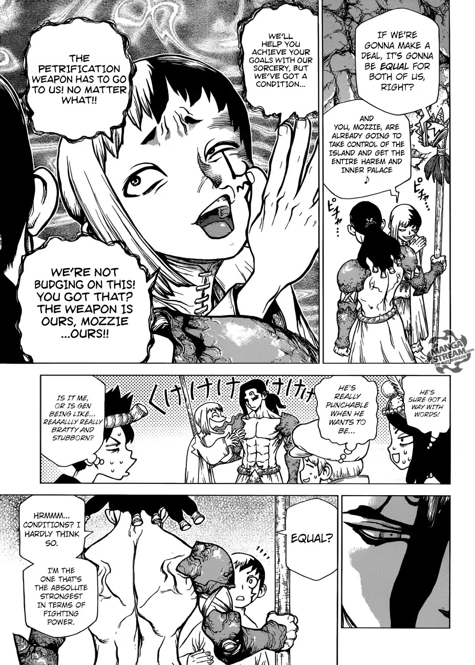 Dr.Stone, Chapter 123 The Battle of Wits