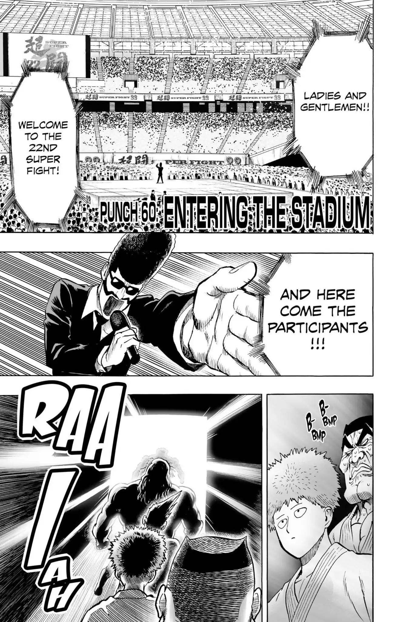 One Punch Man, Chapter 60 Entering The Stadium image 01