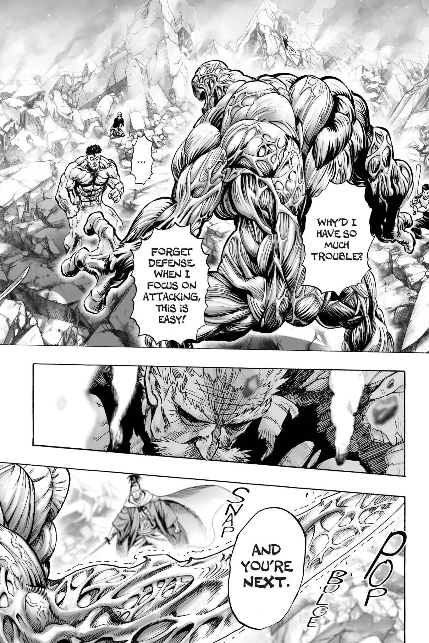 One Punch Man, Chapter 35 The Fight image 20