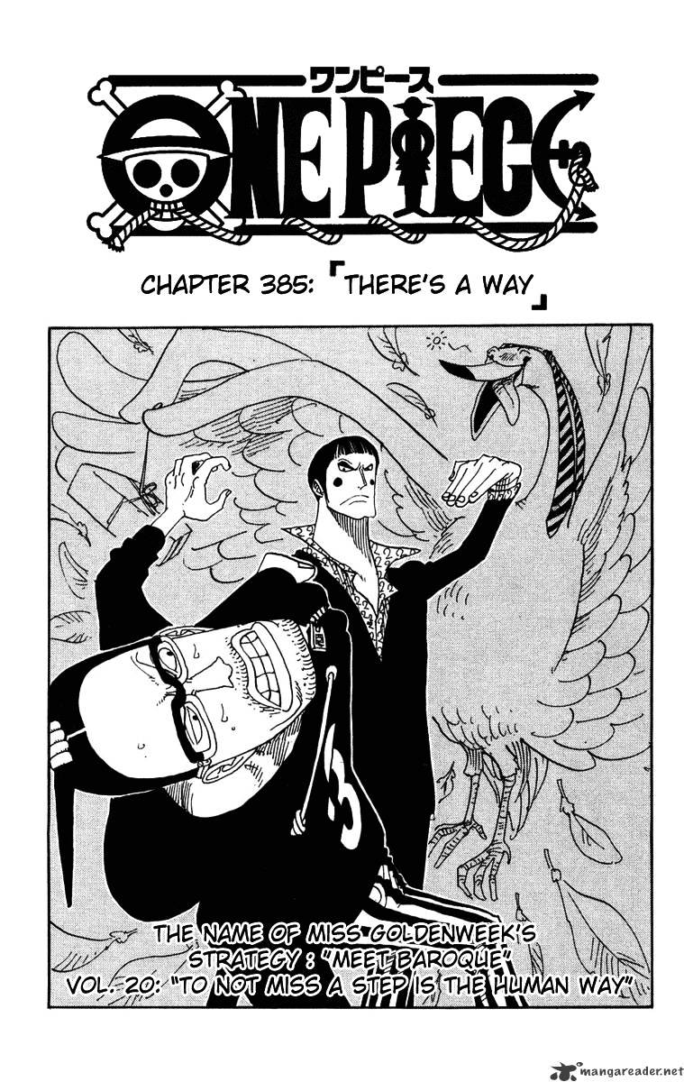 One Piece, chapter 385 image 01