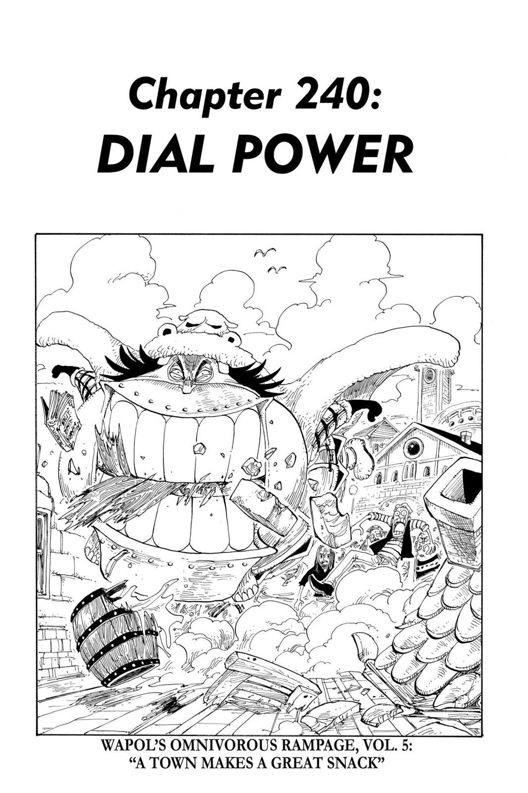 One Piece, Chapter 240 image 01
