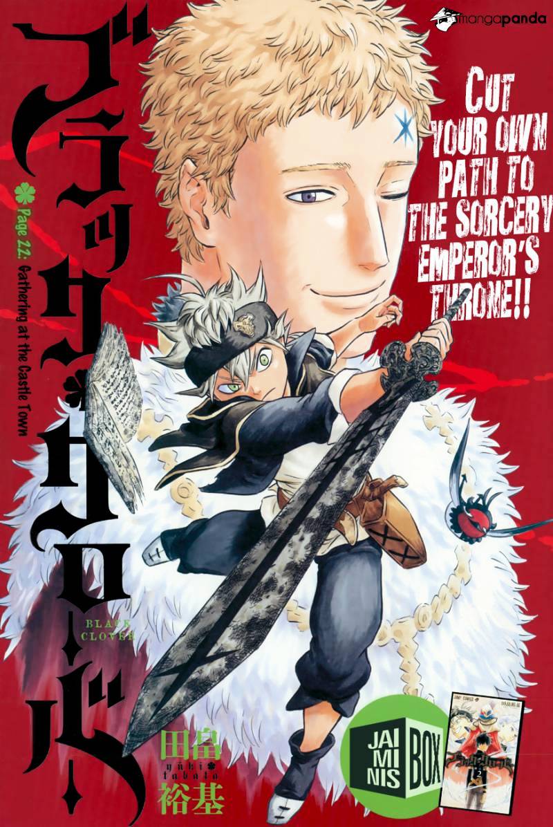 Black Clover, Chapter 22  Gathering At The Kings Palace image 01