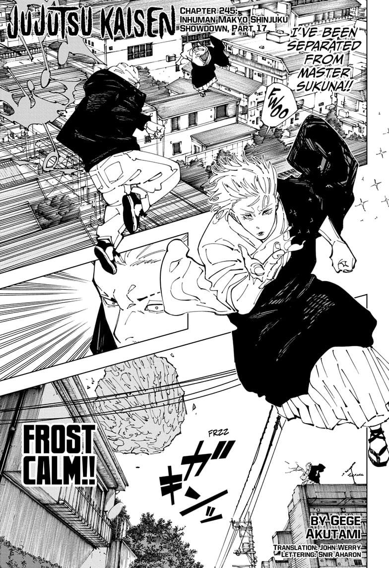 Jujutsu Kaisen, Chapter 245 image 01