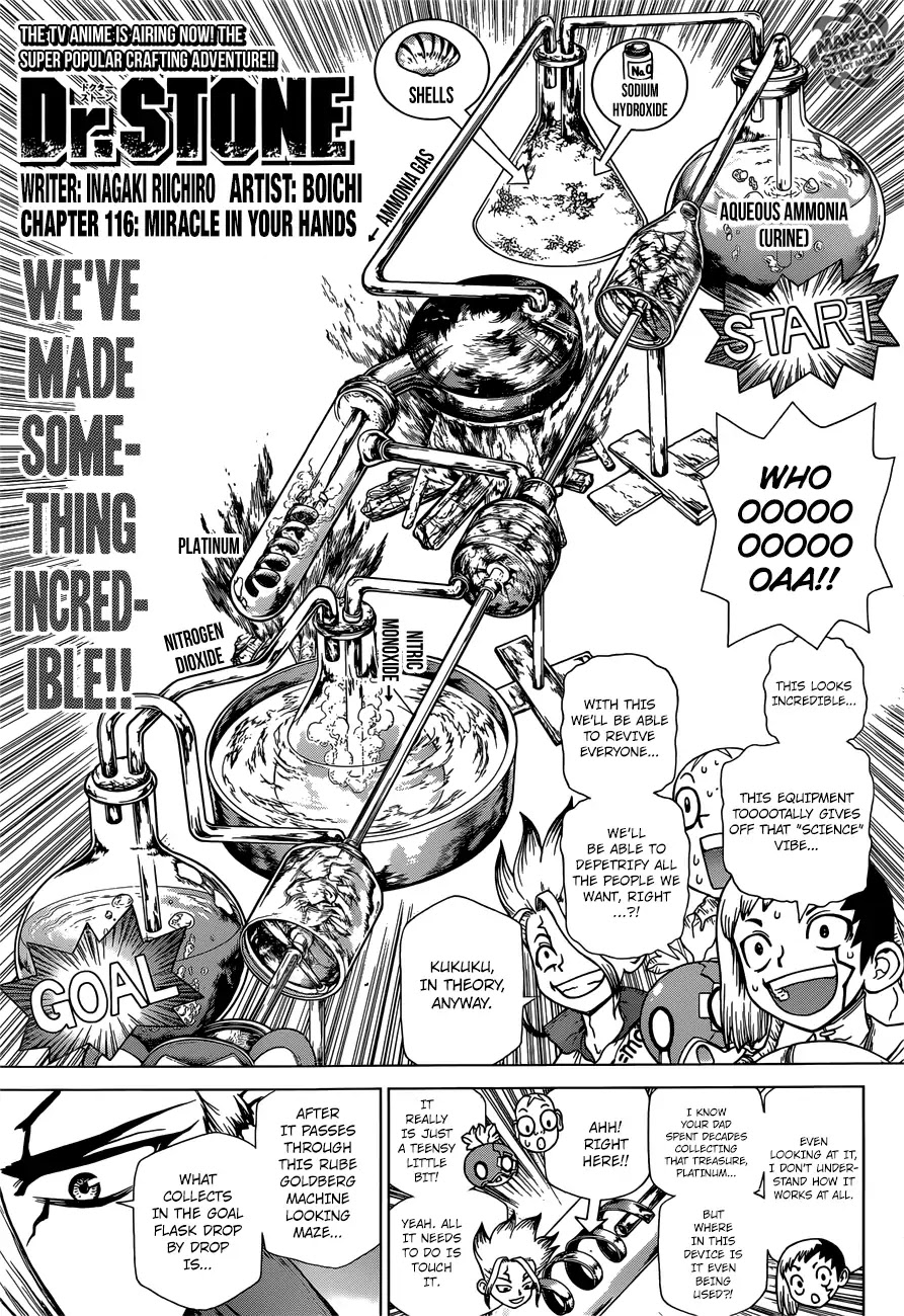 Dr.Stone, Chapter 116 Miracle in your Hands image 01