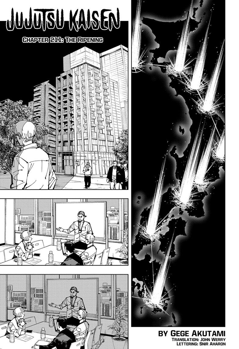 Jujutsu Kaisen,  Chapter 211 image 01