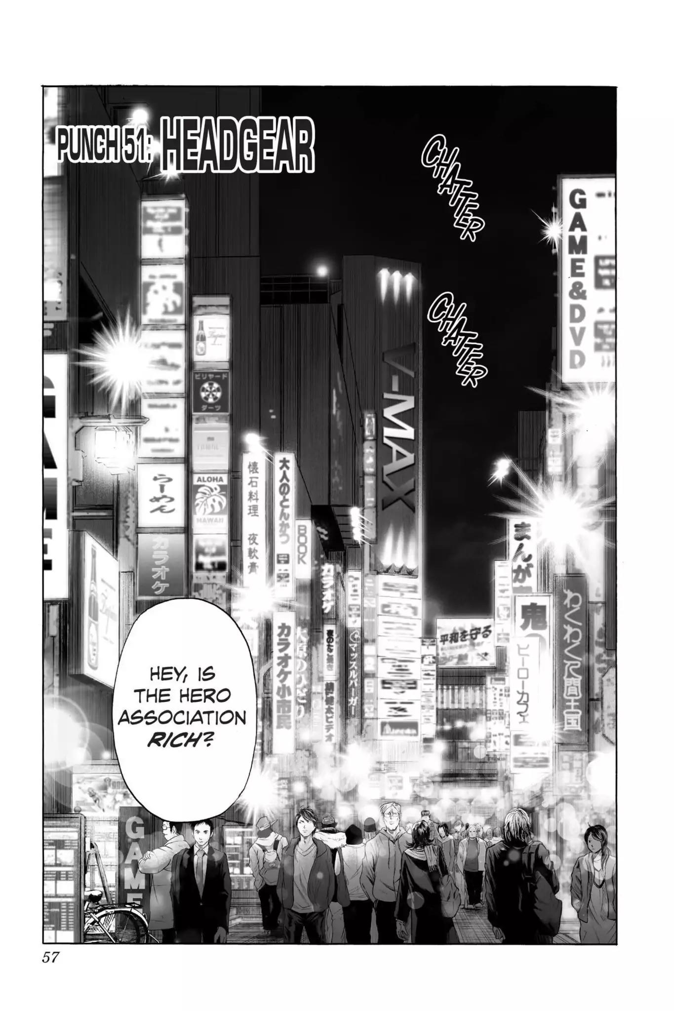 One Punch Man, Chapter 51 Headgear image 01